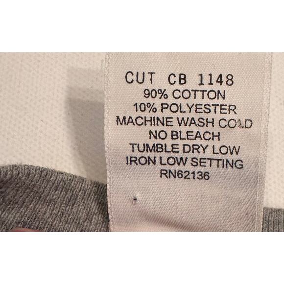 Vtg Guess Jeans Co Gray Graphic Print T-Shirt Unisex Size XL Tiki - Picture 3 of 5